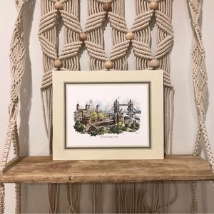 The Tower and Tower Bridge In London Print